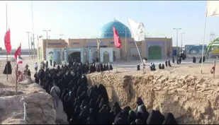 بازدید دانش آموزان قزوینی از منطقه عملیاتی شلمچه