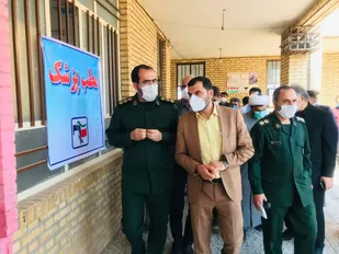 افتتاح قرارگاه جوانان جهادی شهید دکتر موسوی در روستای انجیرک
