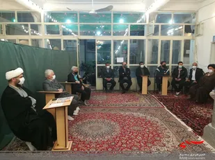 جلسه قرارگاه حافظان سلامت پایگاه بسیج احد