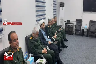 دیدار فرماندهی، مسئول دفتر نمایندگی ولی فقیه در سپاه امام رضا(ع)شهرستان دشتی با امام جمعه