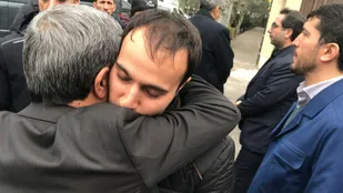 حضور دکتر احمدی نژاد در منزل سردار شهید حاج قاسم سلیمانی