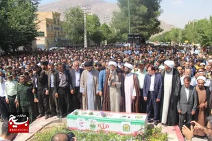 پیکر مطهر شهید فرهاد جلیل در لردگان تشییع &zwnj;شد