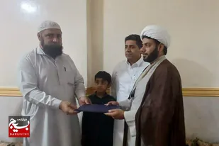 تجلیل از امام جمعه اهل سنت در زر آباد&nbsp;