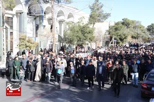 تشییع ۵ شهید خوشنام بر دستان مردم دیار دارالمؤمنین دامغان