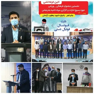 قرعه&zwnj;کشی نخستین جشنواره فرهنگی،ورزشی حوزه بسیج ادارات و کارگری بندرعباس