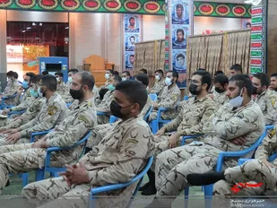 جلسه بزرگداشت مقام و روز سرباز در ناحیه مقاومت بسیج امام رضا (ع) اصفهان