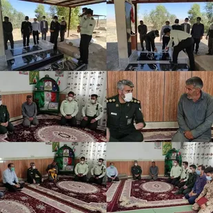 دیدارو تجلیل از خانواده شهدا به همت سپاه ناحیه دره شهر