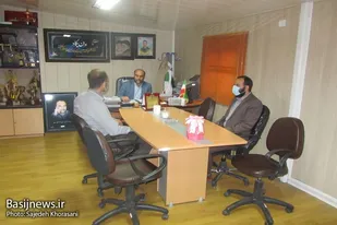 دیدار مسئولین ورزش بسیج استان با رئیس هیئت تیراندازی استان سمنان