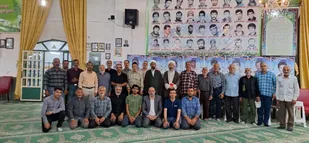 برگزاری مراسم بزرگداشت ۳ شهید بیت الله الحرام در شهر رویان+ عکس