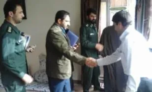 دیدار با خانواده شهید محمد امیری در لردگان