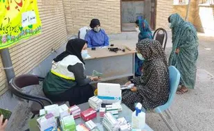 اعزام تیم بسیج جامعه پزشکی به روستای گله گاه حاجی آباد