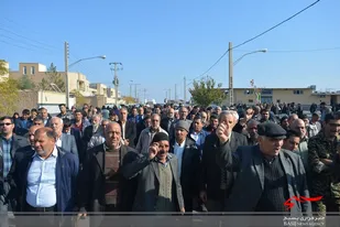 راهپیمایی مردم شهید پرور شهرستان اردستان علیه اغتشاشگران