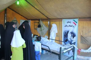 برپایی نمایشگاه نقش زنان در دفاع مقدس