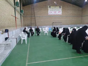 حضور فرمانده سپاه شاهرود در جمع خواهران بسیجی کلاته خیج+ تصاویر