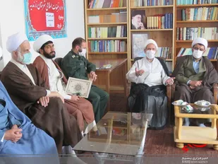 افتتاح پایگاه بسیج شهدای روحانی بسیج طلاب در زرندیه