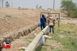 گاز رسانی به سه روستای بخش زیدون بهبهان