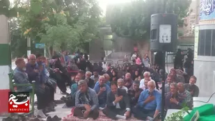 آبروی محله با حضور بسیجیان در روستای چنار&nbsp;شهرستان مه ولات+عکس