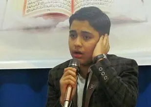 قاری نوجوان و موذن ممتاز گلستانی در گذشت + تصاویر