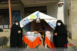 برپایی ایستگاه سلامت توسط حوزه حضرت زینب(س) همدان