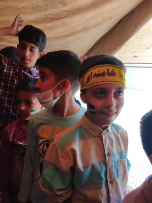 راهپیمایی روز قدس در روستای محمدآباد یزد