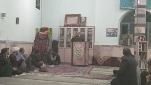 مراسم تودیع و معارفه فرمانده پایگاه مقاومت بسیج شهید عقیل سراج