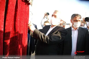 آئین افتتاح سد مخزنی نعمت&zwnj;آباد در اسدآباد