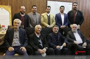 دیدار اعضای هیئت زورخانه ای بسیج مازندران با سرپرست فدراسیون پهلوانی