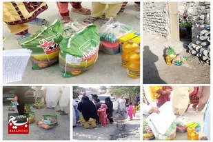 هدیه سبزپوشان انقلاب به مناسبت روز پاسدار/ ۲۷۰ بسته معیشتی در نیکشهر توزیع شد