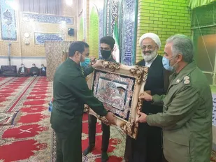 برگزاری مراسم تکریم و معارفه فرماندهان حوزه مقاومت سیدالشهدا و امام حسن سپاه آرادان