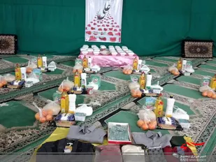 جشن میلاد امیرالمومنین (ع)و اطعام نیازمندان انجام شد