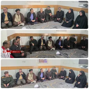 دیدار جانشین ناحیه مقاومت بسیج آغاجاری با مددجویان بهزیستی