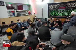 برگزاری مراسم شهادت حضرت زهرا(س) در پایگاه مقاومت کمیل همدان