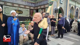 علم&zwnj;بندی آستانه اشرفیه تجدید پیمان با عاشورا است