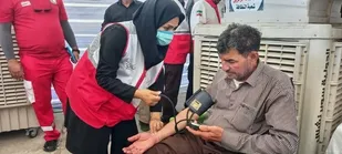ارائه بیش از ۵۳ هزار خدمت درمانی به زائران اربعین با تلاش جمعیت هلال&zwnj;احمر خراسان&zwnj; جنوبی