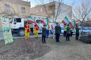 برپایی کاروان شادی انقلاب در محلات همدان
