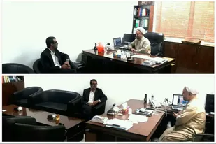دیدار مسئول بسیج فرهنگیان شاهرود با مدیرکل سازمان تبلیغات اسلامی استان سمنان+ عکس