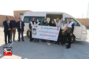 اردوی جهادی پزشکی به منطقه امیرآباد جاجرم