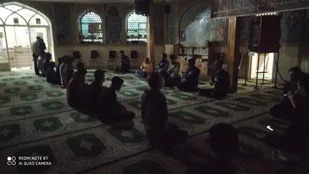 مراسم عزاداری به مناسبت تخریب قبور ائمه بقیع به همت گردان107امام حسین(علیه السلام)برگزار شد