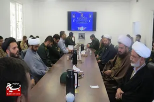 آیین تکریم و معارفه مسئول دفتر نمایندگی ولی فقیه سپاه در سرخه