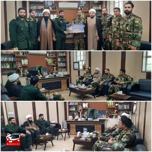 دیدار فرمانده تیپ ۲۹۲ ارتش با فرمانده سپاه ناحیه دزفول