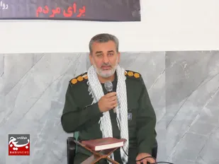 دعوت فرمانده ناحیه مقاومت بسیج سپاه باغملک از مردم در انتخابات دور دوم چهاردهمین دوره ریاست جمهوری