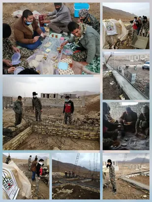 اردوی جهادی گروه شهیدان دهقان در روستای چنارناز از توابع هرات