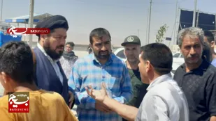 سرکشی فرمانده و مسئول دفتر نمایندگی ولی فقیه در قوچان از موکب&zwnj;های رضوی