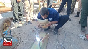برپایی سلسله اردوهای جهادی بسیج به مناطق محروم تربت&zwnj;جام با شعار"خدمت بی&zwnj;منت" +فیلم و تصاویر