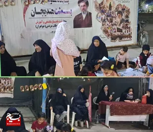 برگزاری پویش جانفدا به یاد رهبر شهید درجوار شهدای گمنام هندیجان