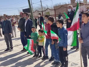 یوم الله 22 بهمن در بخش کرخنگان شهرستان مروست