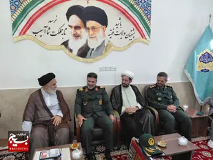 دیدار فرمانده سپاه حضرت جوادالائمه(ع) با امام جمعه اسفراین