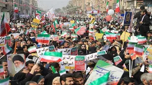 راهپیمایی حمایت از مردم فلسطین در زنجان